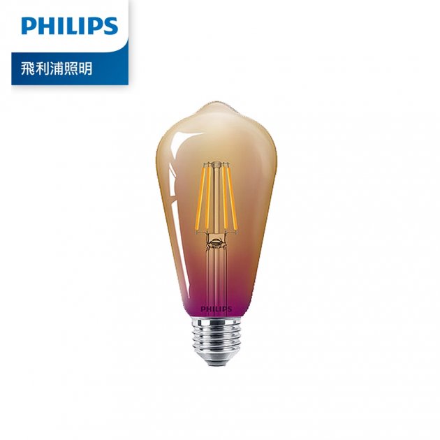 Philips 飛利浦 5.5W LED仿鎢絲燈泡 2入/4入組