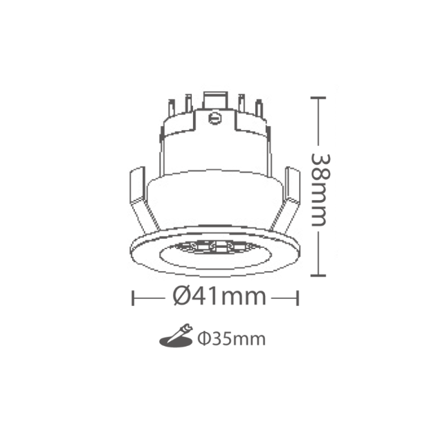 開孔3.5公分防眩崁燈系列 2
