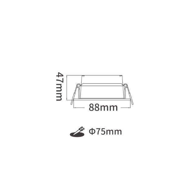 波爾防眩崁燈 2