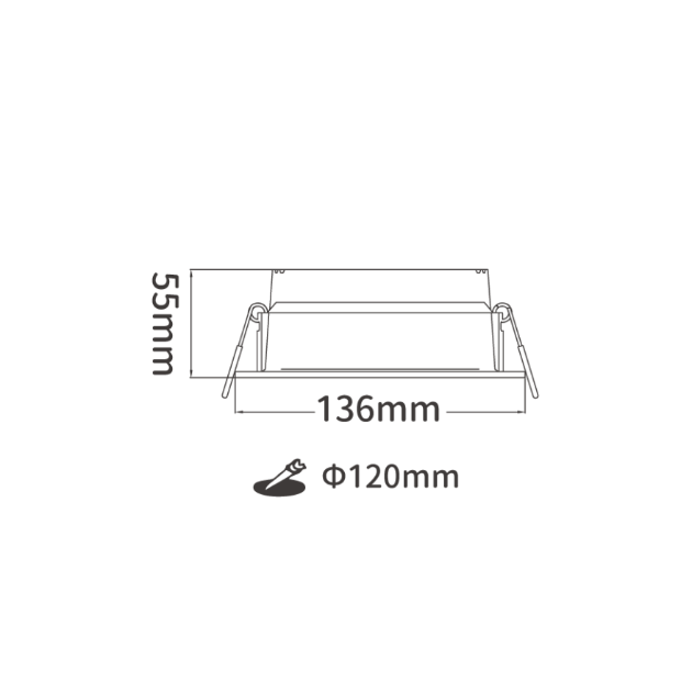波爾防眩崁燈 4