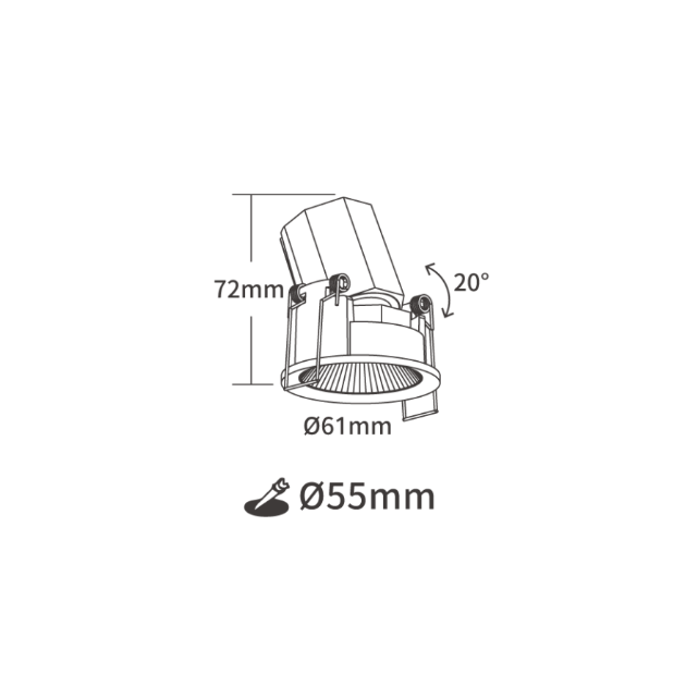 馬爾防眩崁燈 2